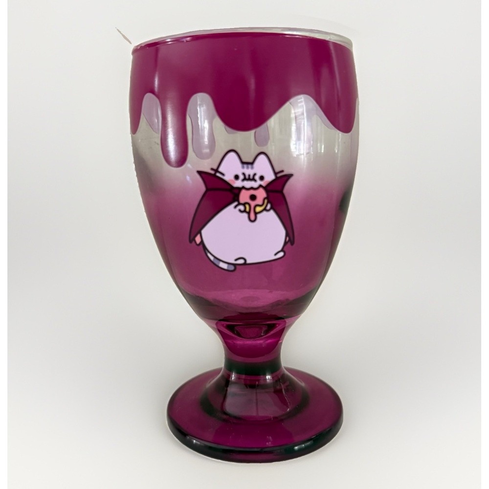 Pusheen Vampurr Goblet Fall Box 2022 Halloween Vampire Kawaii Glass Cup Cat